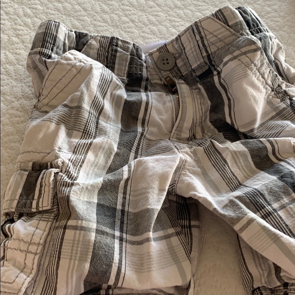 Plaid shorts for toddler